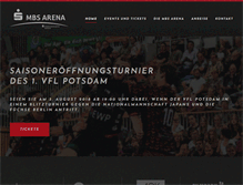 Tablet Screenshot of mbs-arena.de